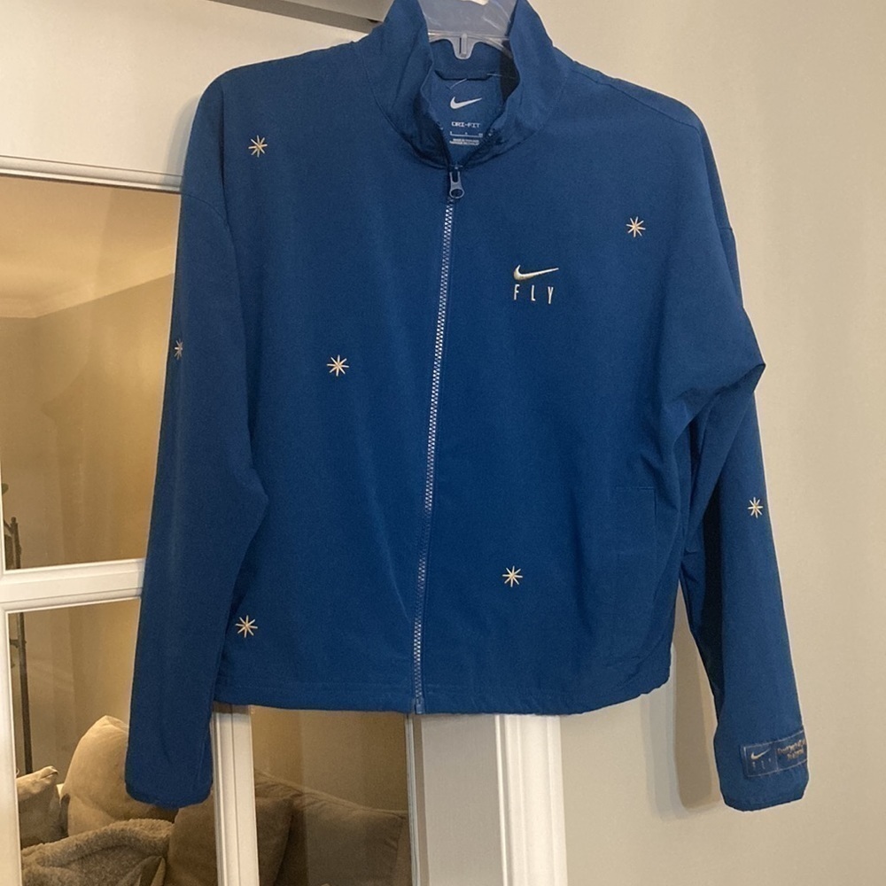 🎊HOST PICK🎊 Womens S Nike Swoosh Fly Basketball Jacket Full Zip ☀️RARE☀️